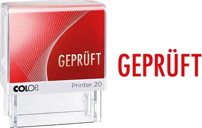 Produktbild von COLOP Textstempel Printer 20 "" mit Textplatte