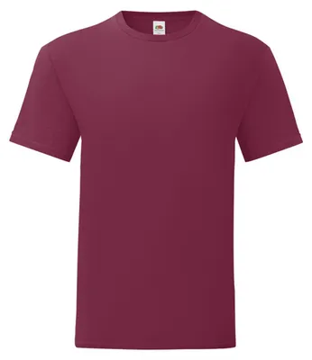 Image de Fruit of the Loom - T-shirt « Iconic 150 » pour homme FK2628 (XL) (bordeaux)