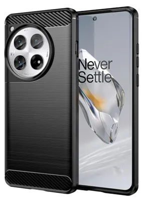 Immagine prodotto di Custodia Techsuit Carbon Silicone Back Cover per OnePlus 12 - Nero