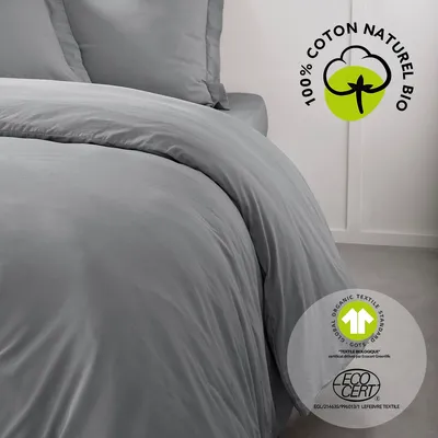 Image de Housse de couette unie ORGANIC