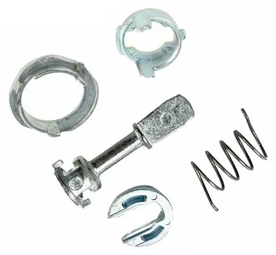 Produktbild von Reparaturset für Türschloss Techstar, kompatibel mit VW Golf 4, Bora, Jetta, Polo, Audi A6, Skoda Fabia – Links/rechts, 6 Metallteile, 1U0837167