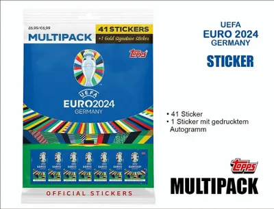Produktbild von UEFA EURO 2024 Sticker Multipack DE
