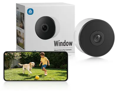 Immagine prodotto di Telecamera di sicurezza per finestre 2K da 3 megapixel con visione notturna a colori e Wi-Fi