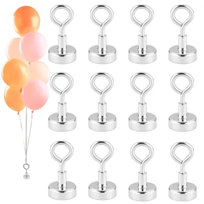 Ballongewichte (12 Stück) mit starkem Magnet-Haken, wiederverwendbar