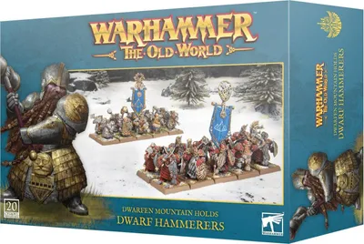 Produktbild von Warhammer The Old World Dwarfen Mountain Holds Dwarf Hammerers