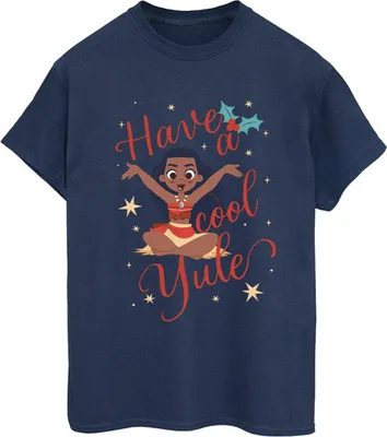 Obrázok produktu pre Moana - Dámske tričko "Have A Cool Yule" BI53975 (XXL) (námornícka modrá)