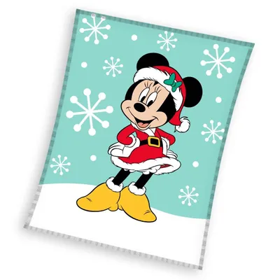 Produktbild von Disney Minnie Snow Weihnachten Decke 130x160cm