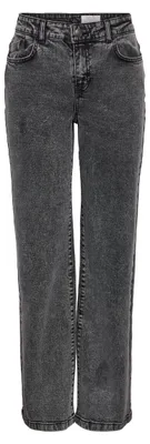 Image de NOISY MAY - Pantalon large pour femmes, modèle Nmyolanda Nw, référence Az391Dg FWD Noos, en denim gris foncé, taille 25W