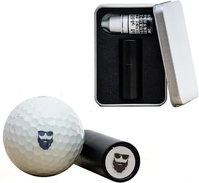 Productafbeelding van Golfbal Stempel - Golfmarker Balstempel - Golfbal Identificeren - Waterdicht Aluminium Ontwerp - 9.4 x 6.91 x 2.39 cm - Zwart
