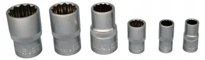 Produktbild von Dexter Pro 6-teiliger Hex-Steckschlüsselsatz 1/2'' & 1/4''