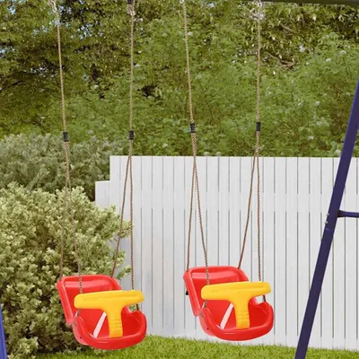 Produktbild von Möbel Babyschaukeln 2 pcs Rot 36 x 43 x 42 cm Plastik - Babywippen 42009964