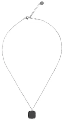 Produktbild von Halskette mit Medaillon Anhänger Modeschmuck aus Edelstahl