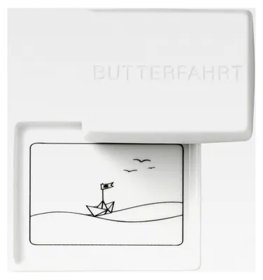 Produktbild von Butterdose 1/4 Butterfahrt 11x9,5x5,4cm