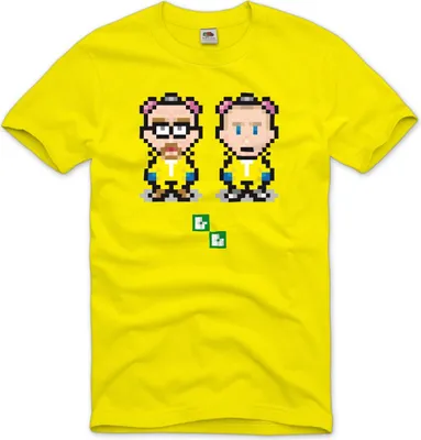 Produktbild von style3 Breaking Bit T-Shirt Herren bad heisenberg tv pixel walter white meth crystal