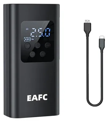 Immagine prodotto di Compressore d'aria, comodo senza fili, elevate prestazioni, nero, alimentato a batteria