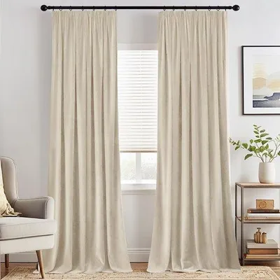Produktbild von Seidengardinen - thermische Gardinen - Set aus 2 - 140 x 245 cm