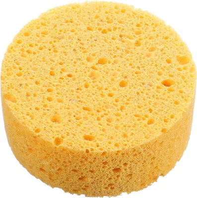 Imagen del producto de Esponja redonda, de alta capacidad de absorción, de 4 x 11 cm, para uso doméstico y automovilístico