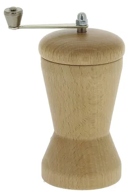Muskatnussmühle 3-7/8 Zoll Buchenholz natur 5 x 5 x 10 cm