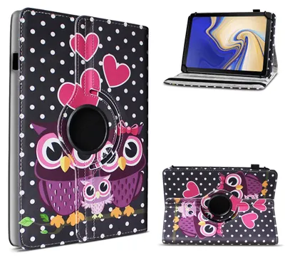 Produktbild von Tablet Tasche für Samsung Galaxy Tab S4 10.5 Hülle Schutzhülle Case 360° DrehbarFarben:Motiv 5