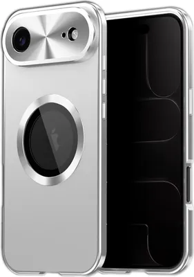 Immagine prodotto di Custodia MagSafe per Apple iPhone 17 Air, full cover magnetica in metallo argento