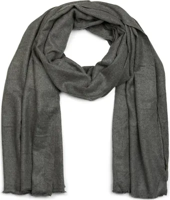 Produktbild von styleBREAKER weicher Stola Schal in Unifarben mit Fransen, Tuch, Uni 01017070