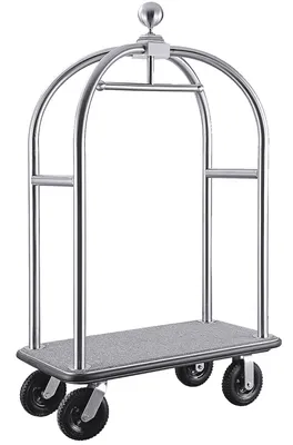 Obrázek produktu pro CONTACTO Hotelový vozík na zavazadla, výška: 1910 mm, délka: 1100 mm, šířka: 610 mm