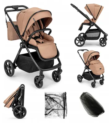 Produktbild von Buggy Kidnort Älskar braun Aluminium mit Zubehör bis 22 kg