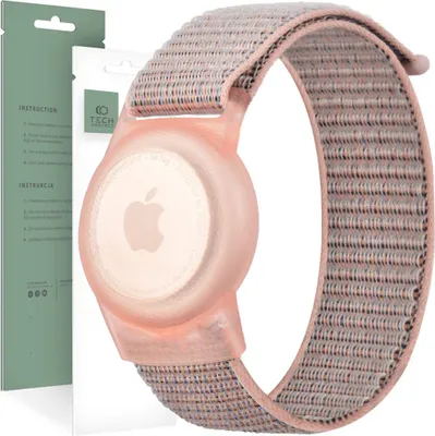 Obrázek produktu pro Tech-Protect Nylon Pro Kids Apple Airtag Růžová