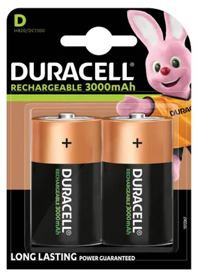 Immagine prodotto di Duracell Akku Ricaricabile Mono - D 3000mAh 2St.