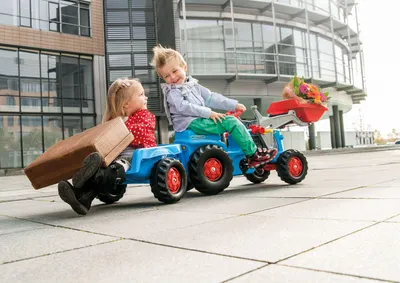 Image de Rolly Toys Trettraktor Classic + Anhänger inkl. Schaufel, von 2,5 - 5 Jahre