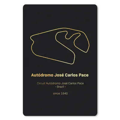 Produktbild von MuchoWow® Mauspad Mousepad Brasilien - Rennstrecke - Formel 1 18x27 cm - Mousepads - Maus Mat - Pad - Mausunterlage