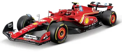 Obrázok produktu pre BBURAGO Ferrari SF-24 #55 (Sainz), Model športového automobilu, predmontovaný, 1:18, Ferrari F1 SF-24, Akékoľvek pohlavie, Kov, Plast