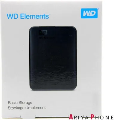Zdjęcie produktu dla Western Digital Elements Portable, 4 TB, 2.5", 3.2 Gen 1 (3.1 Gen 1), Czarny