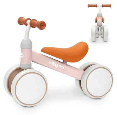 Immagine prodotto di Interbaby Bicicletta senza pedali per bambini dai 12 ai 36 mesi - rosa