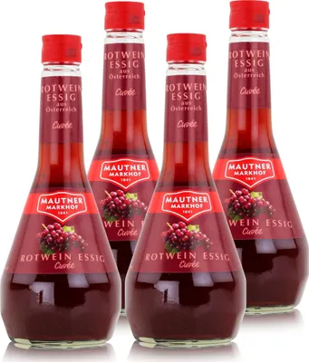 Produktbild von Mautner Rotwein Essig Cuvée 0,5L - Essig aus Österreich (4er Pack)