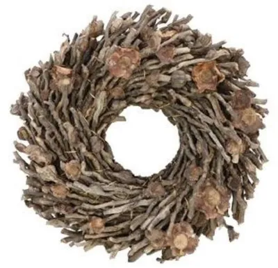 Produktbild von HBX Kranz Rural Botay Holz-Naturmaterialien Braun D 40 cm