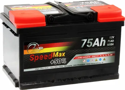 Immagine prodotto di Batteria auto SPEED MAX 75Ah 680A 12V L3B