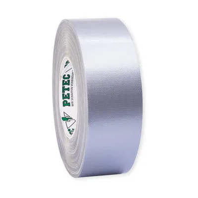 Produktbild von Petec Klebeband Powertape Panzerband silber Gewebeband Gaffatape Rolle 86250