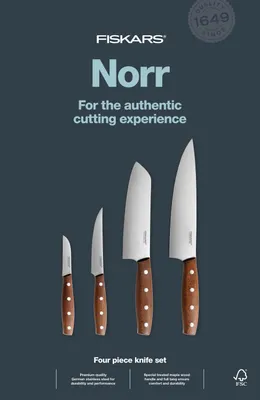 Produktbild von Fiskars Norr Satz mit 4 Messern (1066413)