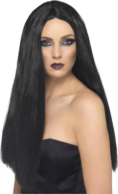 Produktbild von Smiffys - Perücke für Damen SM275 (Einheitsgröße) (Schwarz)
