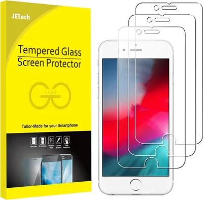 Obrázok produktu pre Ochranná fólia pre iPhone SE 3/2, 8/7/6, ochrana displeja, 3 balenia