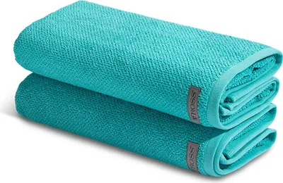Produktbild von Ross Selection 2 X Duschtuch im Set Frottee aus Bio Baumwolle 540 g/m², Weich saugstark und schnell trocknend, Gewebte Bordüre in vielen Farben