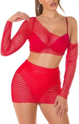 Produktbild von Hot Gogo Netz, 2-teilig, transparent, Einheitsgröße