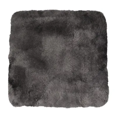 Produktbild von Heitmann Felle Lammfell-Sitzkissen, Farbe: Anthrazit Größe ca. 35 x 35 cm 405AN