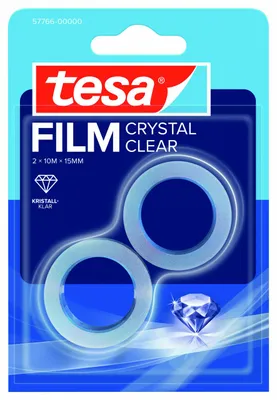 Produktbild von TESA 57766, 10 m, Transparent, Polypropylen (PP), Stark, 15 mm, 2 Stück(e)