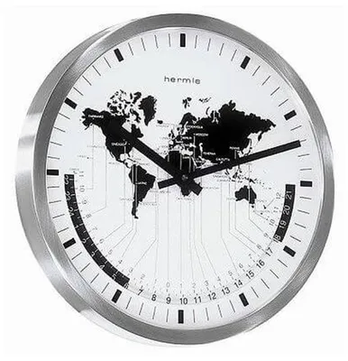 Zdjęcie produktu dla Zegarek z mechanizmem kwarcowym ze stali nierdzewnej - Hermle Model: 30504-002100