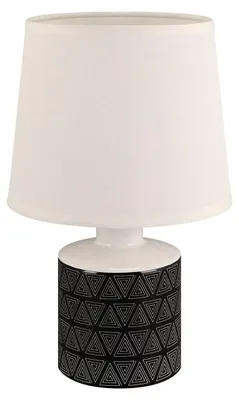 Produktbild von Tischleuchte weiß schwarz 25W TOPIK E14 Ideus 04103