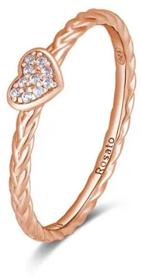 Immagine prodotto di Anello romantico in bronzo con zirconi Allegra RZA018 - Circuito: 54 mm