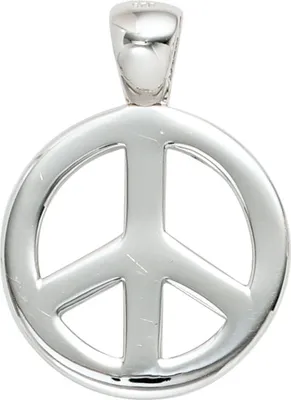 Produktbild von JOBO Anhänger Peace 925 Sterling Silber rhodiniert