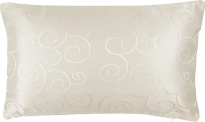 Produktbild von Kissenbezug 30x50 cm champagner Damast Circle Deko Kissenhülle mit Reißverschluss